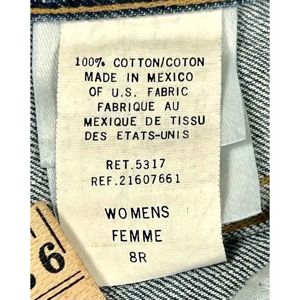 Brand New Eddie Bauer Boot Cut Jeans 100% Baumwolle Style 5117 Women's Size 8 - Picture 8 of 15